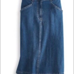 Denim skirts. Size 22W. $15 each plus shipping